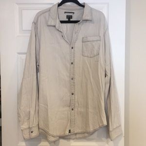 RVCA Long Sleeve Button Up